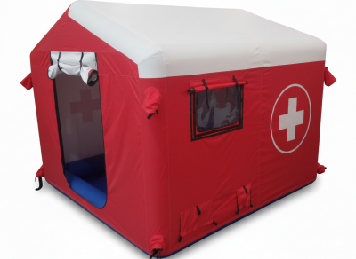 Надувная пневмокаркасная палатка «ПКП ТТ-9» - Красный Крест